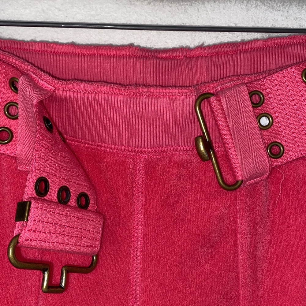 Juicy Couture Hot Pink Terry Crop Pant - Picture 4 of 4